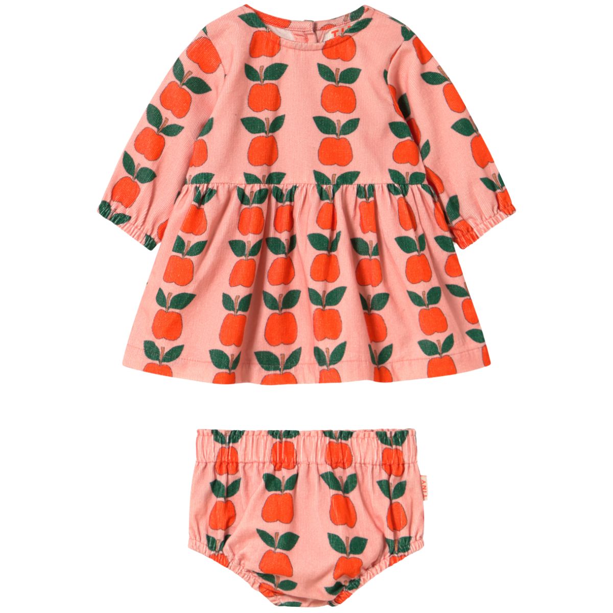 white christmas dresses Girls: Perfectly Paired Cream Apple Print Dress – Shop the Mint