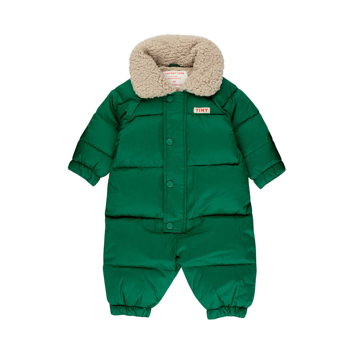 Solid Padded Baby Overall Grass Green – The Little Red Planet