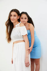 Bella White Maxi Dot with Tassels