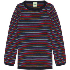 The Rib Blouse from FUB featuring a classic rib-knit structure, long sleeves, a slim fit, and narrow ribbed trims.