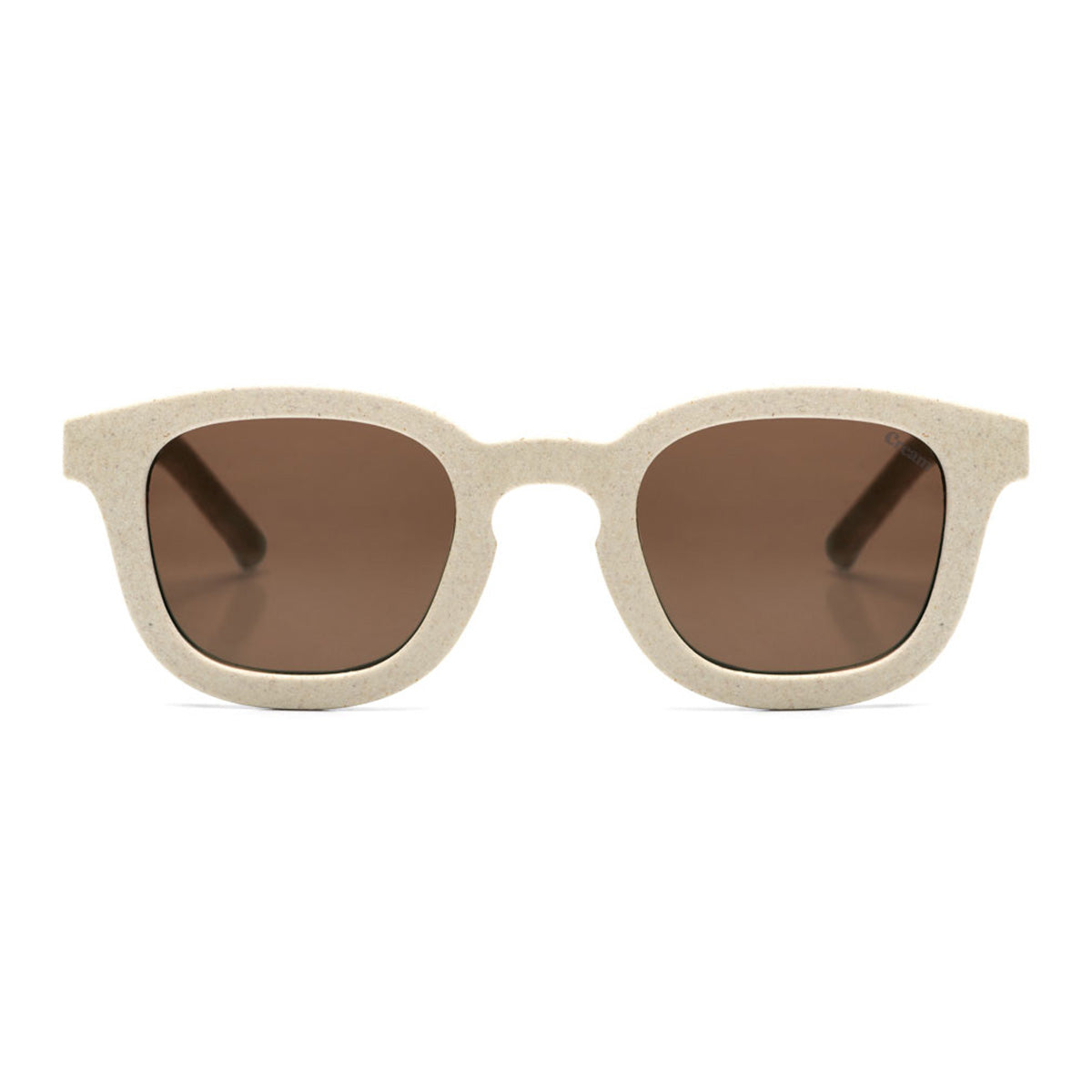 The Cream Two Vanilla Sunglasses from Cream Eyewear. 100% UVA & UVB protection protection. Polarized eco-nylon lenses.