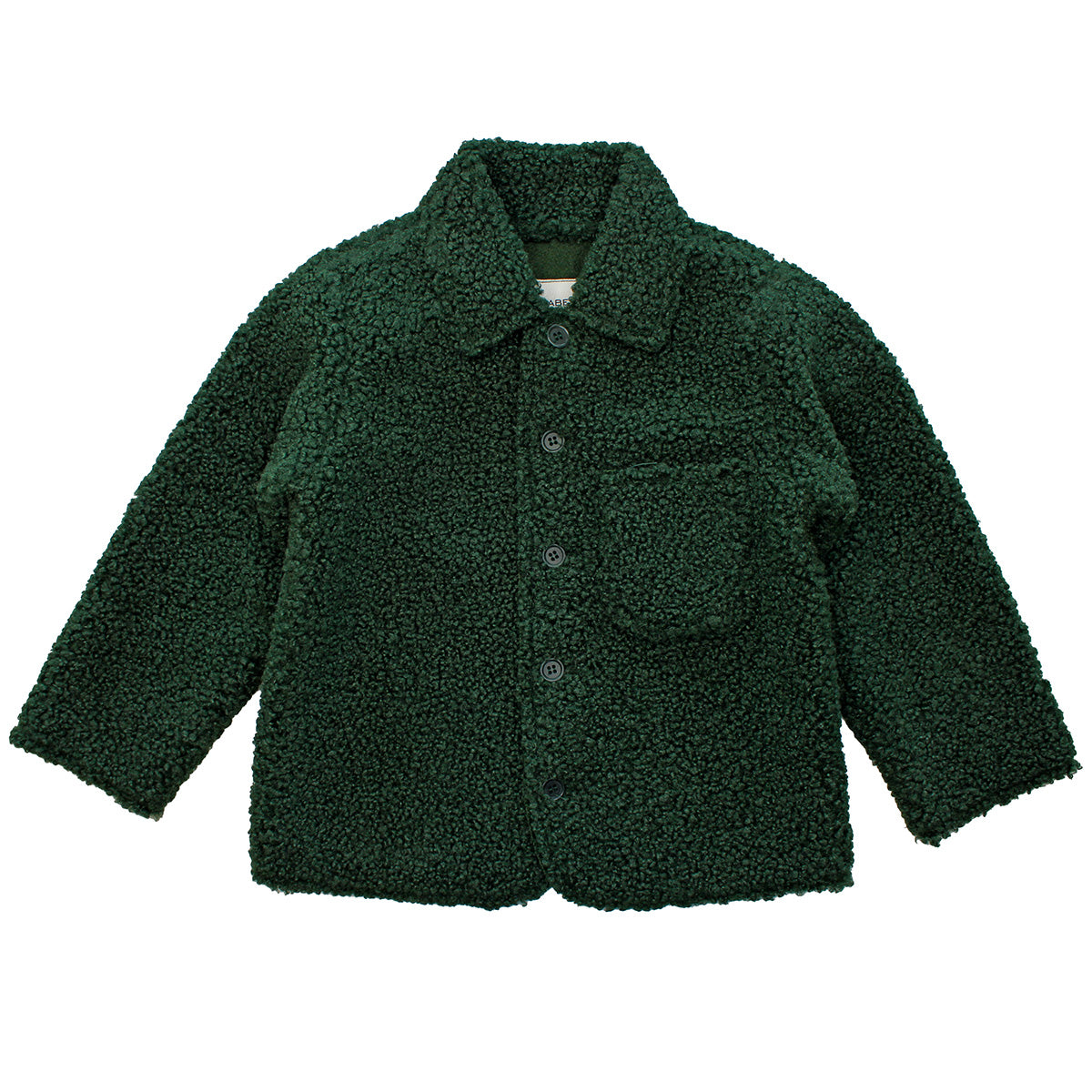 Babe & Tess The Chemise Sebi Jacket sherpa fleece with collar, buttons and chest pocket