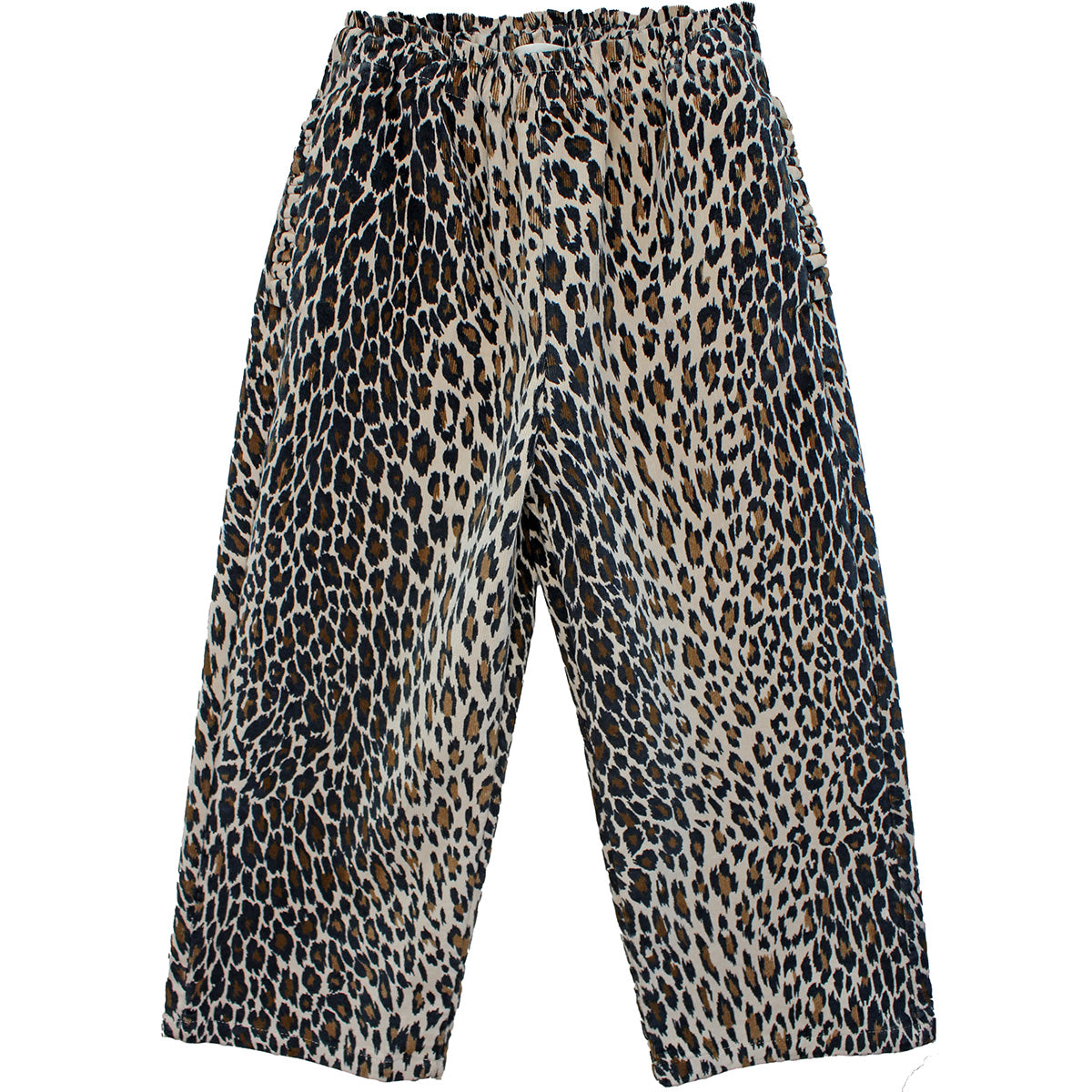 Babe & Tess The Veruska Pant wide-leg pants with all-over leopard print