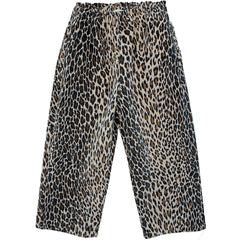 Babe & Tess The Veruska Pant wide-leg pants with all-over leopard print