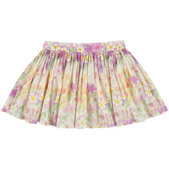 The Umbrella Skirt from Morley. The perfect combination of vibrant flowers and functional zipper closure. Gathered waist.
