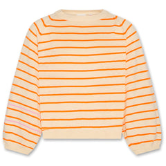 The Albi C Neck Stripe Tee from AO76. A classic long sleeves T-shirt with a modern twist.