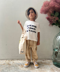 Smooth Cotton Jersey Blue Skies Tee