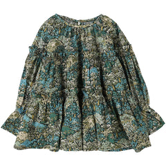 The Darley Hillside Blouse from Fith. Loose, flowy blouse with an allover forest-inspired print.