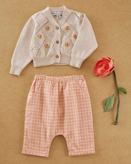 Pink Plaid Saroual Pants