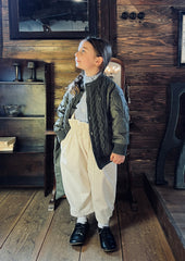 Knit Quilted Blouson