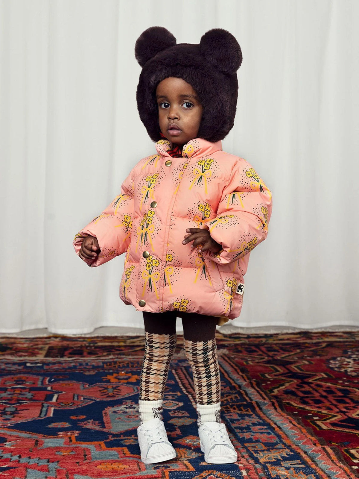 Winter Flowers Puffer Jacket – The Little Red Planet