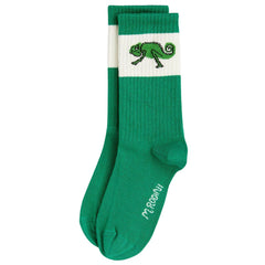 The Lizard Socks from Mini Rodini. Socks made from a GOTS certified organic cotton and polyamide mix with stretch.