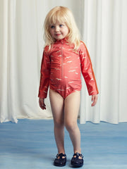 Seagull Long Sleeve Swimsuit