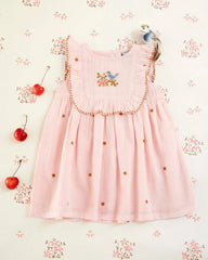 Embroidered Flowers Dress