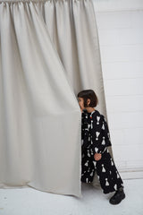 Black Exclamation Hearts Culottes