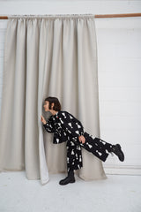 Black Exclamation Hearts Culottes