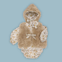 Teddy Faux Fur Baby Hat
