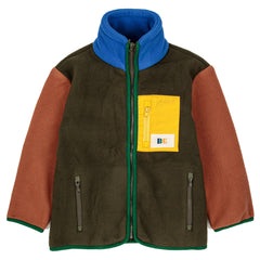 Color Block Polar Fleece Jacket