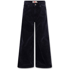 The Zina Cord Pants from AO76. Kids’ wide-leg corduroy pants with a button-and-zip closure.