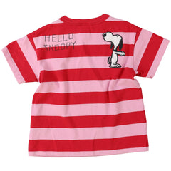 Wide Striped Snoopy Tee
