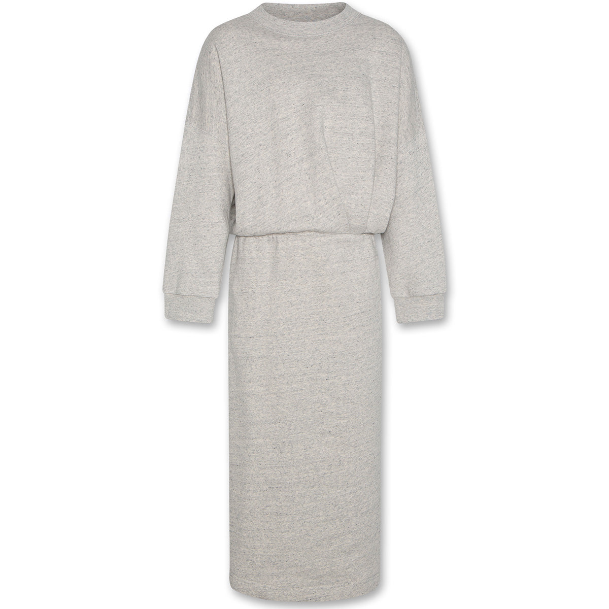 Guri Sweater Dress Joy by AO76 relaxed kids' sweatshirt dress with elastic waist and long sleeves.