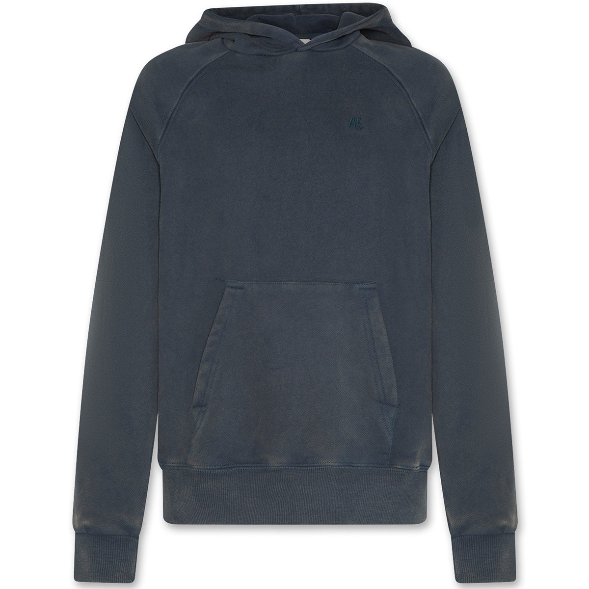 AO76 The Clyde Hoodie Logo SW kids hoodie with kangaroo pocket, embroidered logo and relaxed everyday fit