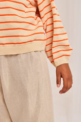 Albi C Neck Stripe Tee