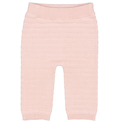 The Pira Leggings from MarMar Copenhagen. Soft knit baby pants with striped detail and elastic waistband