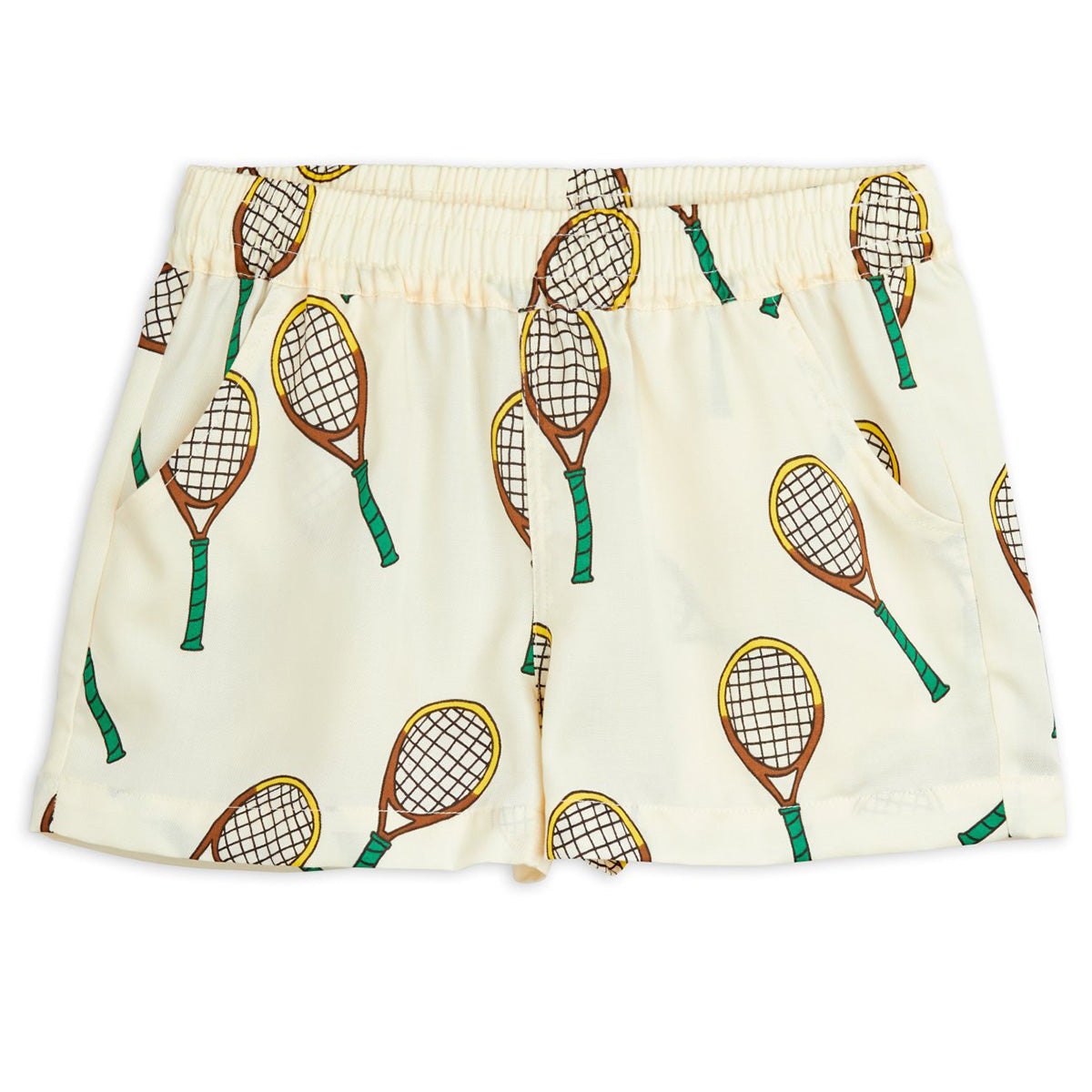 The Tennis Woven Shorts from Mini Rodini. Shorts made from 100 % TENCEL™ Lyocell. Designed with an elastic waist