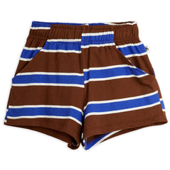 The Stripe Shorts from Mini Rodini. Shorts with elastic waist and front pockets. Stripe print.