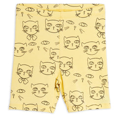 The Cathletes Bike Shorts from Mini Rodini. Bike shorts made from GOTS certified organic cotton with a hint of stretch