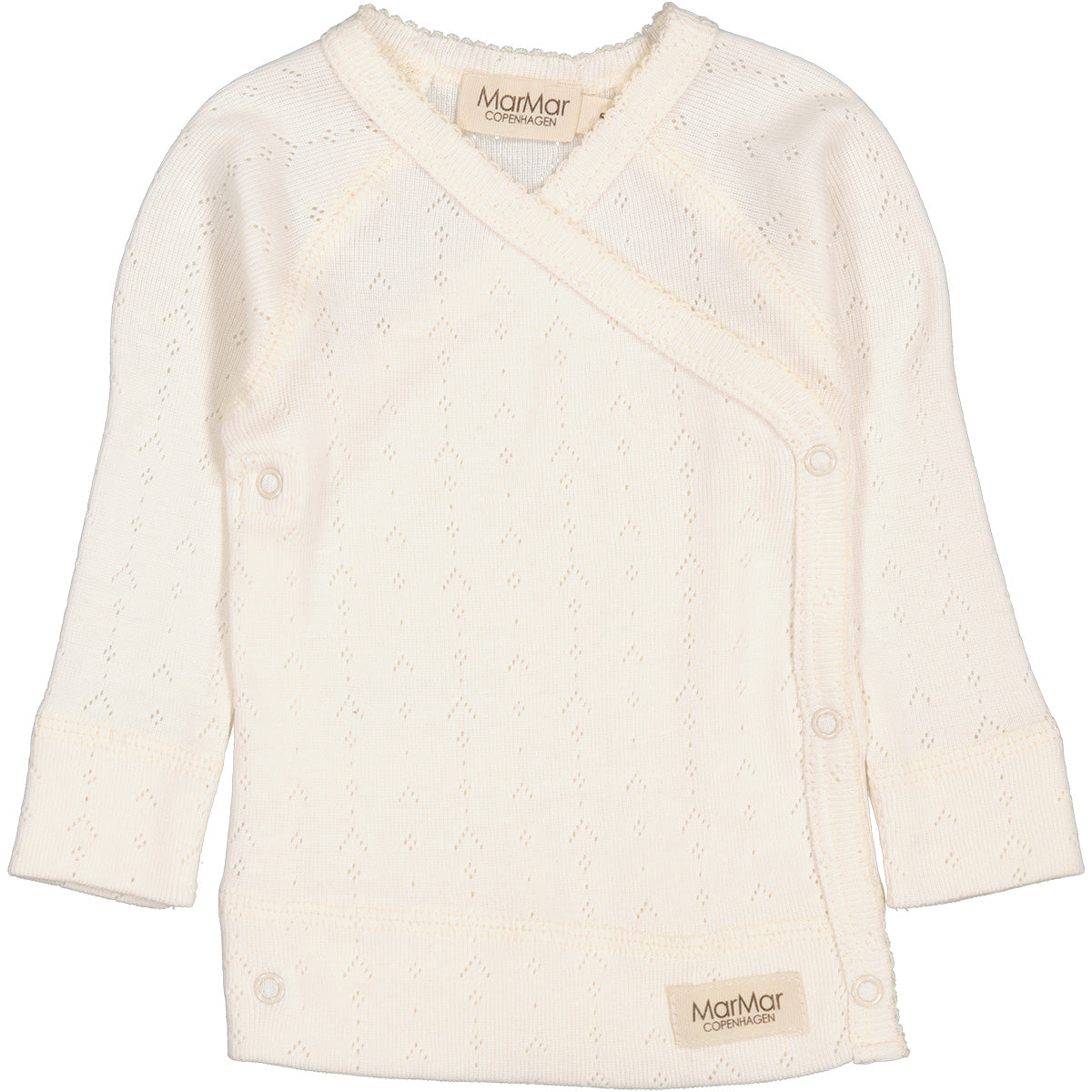 Tut Wrap Long Sleeve Blouse from MarMar Copenhagen. Long-sleeved wrap blouse for newborns.