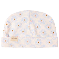 The Aiko Hat from MarMar Copenhagen. Small hat for newborns with a brim that can be folded up or down. 