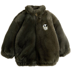 Ritzratz Patch Faux Fur Jacket