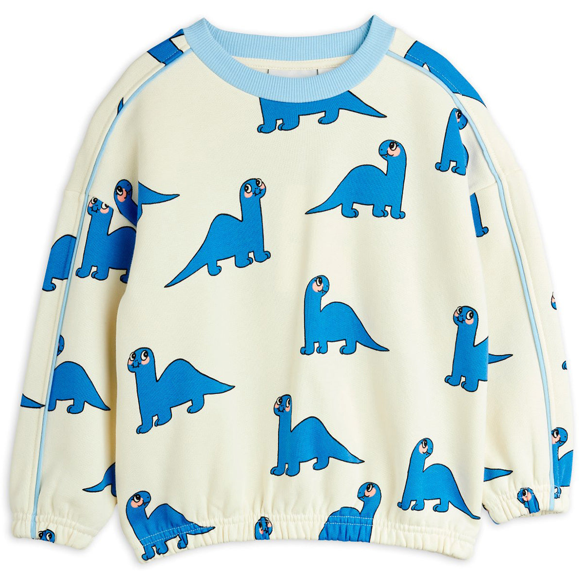 The Dinos Sweatshirt from Mini Rodini. Sweatshirt in an all over Dino print.