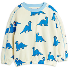 The Dinos Sweatshirt from Mini Rodini. Sweatshirt in an all over Dino print.