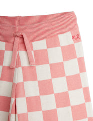 Chess Check Knitted Pants