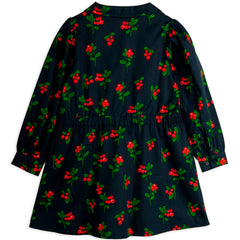 Lingonberries Woven Long Sleeve Dress