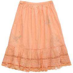 Birds Embroidered Skirt