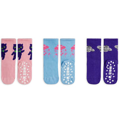 Planet 3-Pack Anti-Slip Socks