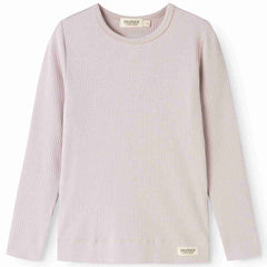 Plain Long Sleeve Tee by MarMar Copenhagen ribbed long sleeve crew neck top.