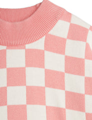 Chess Check Knitted Sweater