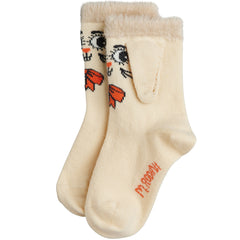 Mini Rodini The Rabbit 1-Pack Ear Socks organic cotton with 3D rabbit ears and ribbed cuffs