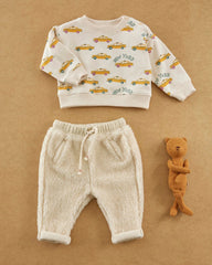 Off White Sherpa Pants