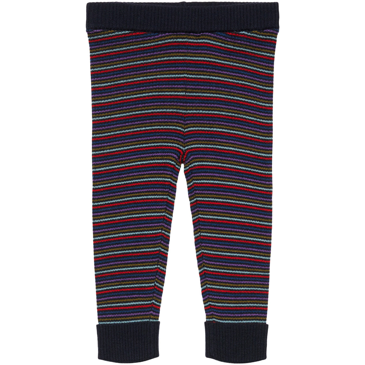 The Baby Slimfit Leggings from FUB featuring an extra-thin rib knit, slim legs, and a comfortable elastic waistband.