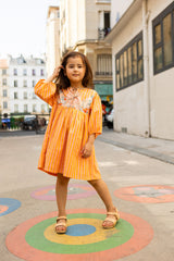 Pauly Cotton Big Stripe Dress