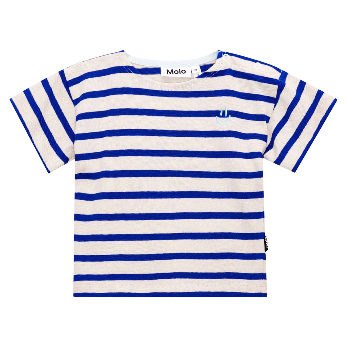 The Eivor Tee from Molo. Striped t-shirt for small children in organic cotton