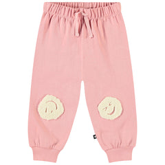 Simeon Sweatpants from Molo. Soft pants with an elasticated waist, a drawstring and ribbed cuffs at the ankles.