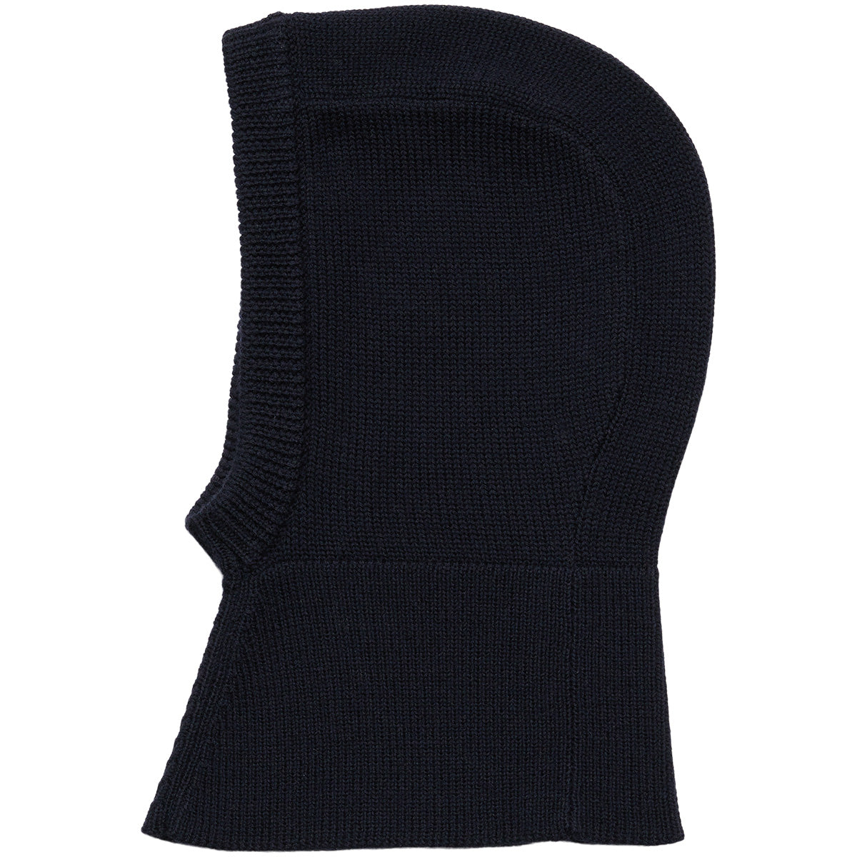 Balaclava by FUB in dark navy knit with snug fit and extended neck coverage.