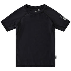Neptune Rashguard from Molo. Black rashguard for active children made of recycled polyester with UV protection.